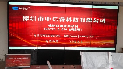 12塊55寸拼接屏助力江西樟樹百?；ㄔ沸^安全防范