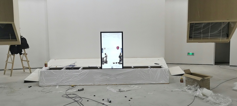 中億睿滑軌屏廠家精心打造精彩綻放湖北仙桃盈峰環(huán)保科技館